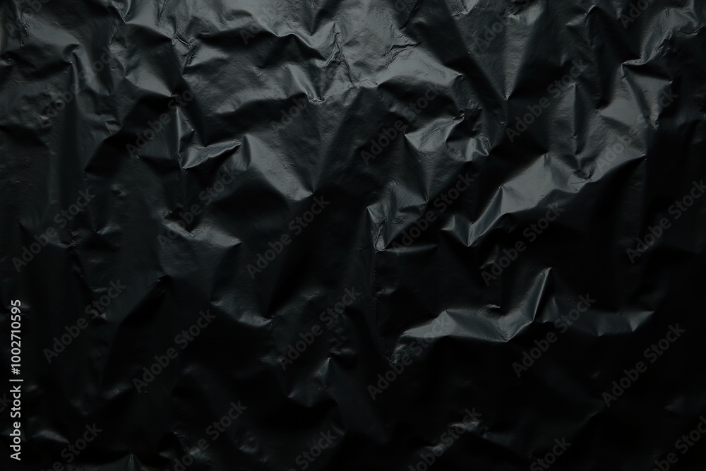 Dark textured background with crumpled material for abstract designs or textures. Dark textured background with crumpled material for abstract designs or textures.