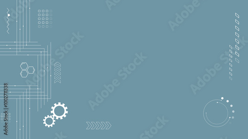 Wallpaper Mural テクノロジー、IT、電子回路、医療などをイメージした抽象的なイラスト　色背景 Torontodigital.ca