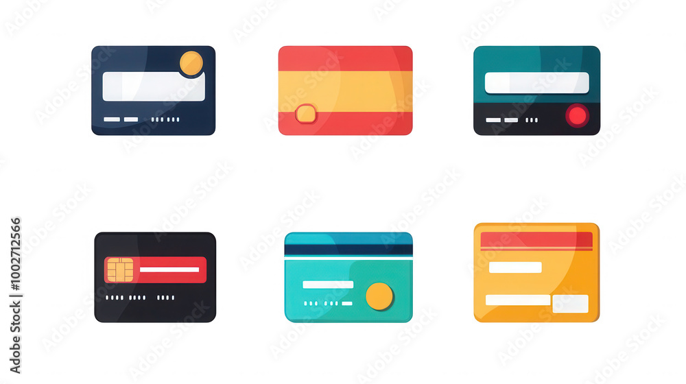 Credit card icons for Black Friday theme, PNG file, isolated on white, transparent background. Credit card icons for Black Friday theme, PNG file, isolated on white, transparent background.