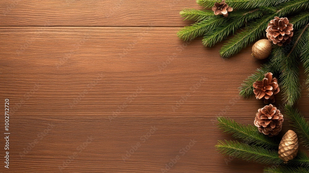 Rustic Christmas card template featuring wood textures, plaid accents, and space for a family message, creating a warm, cozy feel. Rustic Christmas card template featuring wood textures, plaid accents, and space for a family message, creating a warm, cozy feel.
