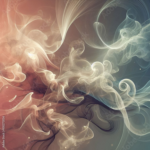 Abstract Smoke Swirls