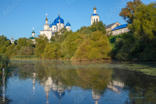 St. Bogolyubsky Convent in the morning. Vladimir region, Russia photo