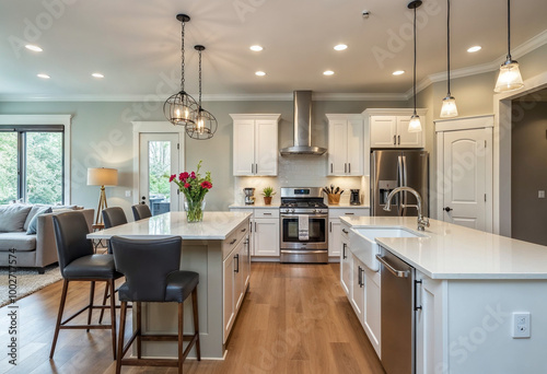modern kitchen interior