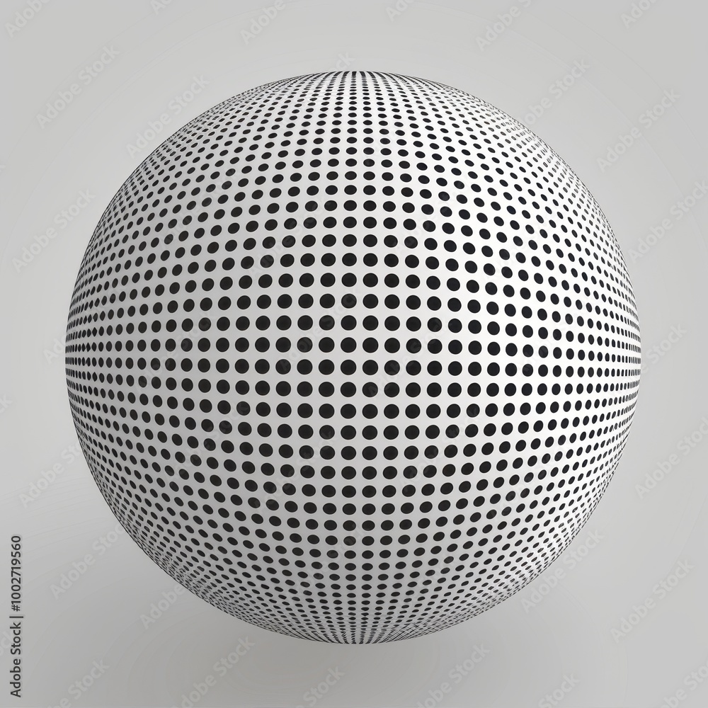 A three-dimensional sphere covered in a dotted pattern showcases modern design aesthetics, suitable for use in graphic design, backgrounds, advertising, and multimedia projects, A three-dimensional sphere covered in a dotted pattern showcases modern design aesthetics, suitable for use in graphic design, backgrounds, advertising, and multimedia projects,