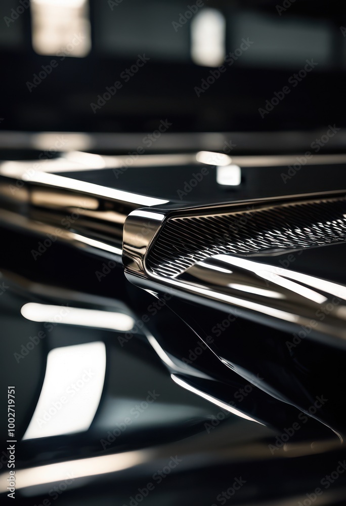 detailed close shiny chrome surface intriguing reflections textures capturing light stark clarity, metallic, gloss, polished, gradient, illumination, shape detailed close shiny chrome surface intriguing reflections textures capturing light stark clarity, metallic, gloss, polished, gradient, illumination, shape