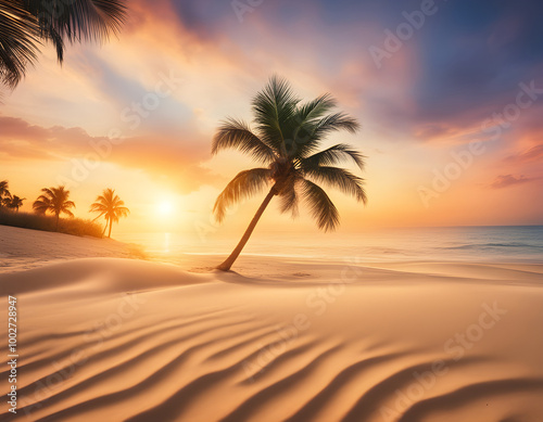 sun beach background