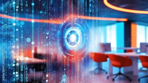 Modern high tech background representing technology, communication, and innovation.