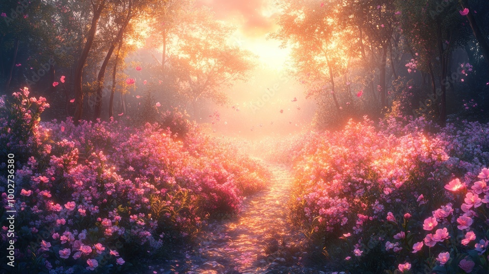Fototapeta premium Enchanted Forest Path