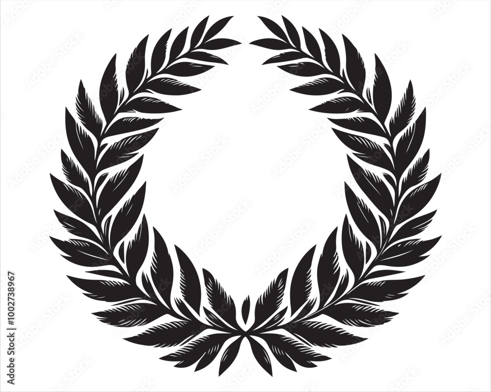 Obraz premium Timeless Wreath Illustration