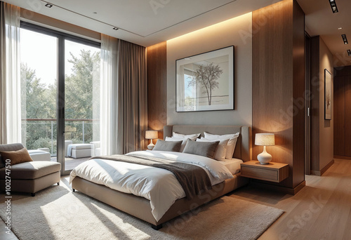bedroom with bed