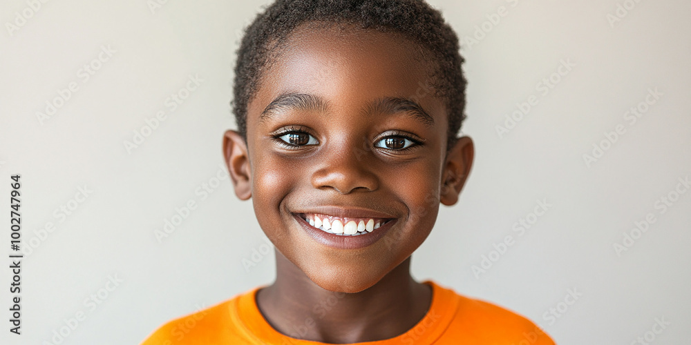 Black teenager boy on a studio background Black teenager boy on a studio background