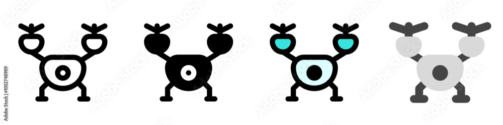Editable vector drone icon. Part of a big icon set family. Perfect for web and app interfaces, presentations, infographics, etc Editable vector drone icon. Part of a big icon set family. Perfect for web and app interfaces, presentations, infographics, etc