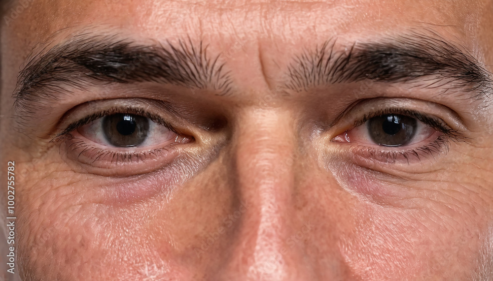 Close up of an eyes with wrinkles. Close up of an eyes with wrinkles.