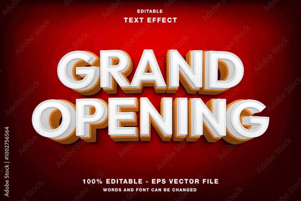 grand opening 3d Editable Text Effect Template Style Premium Vector grand opening 3d Editable Text Effect Template Style Premium Vector