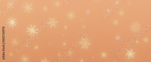 Abstract Snowflakes Background