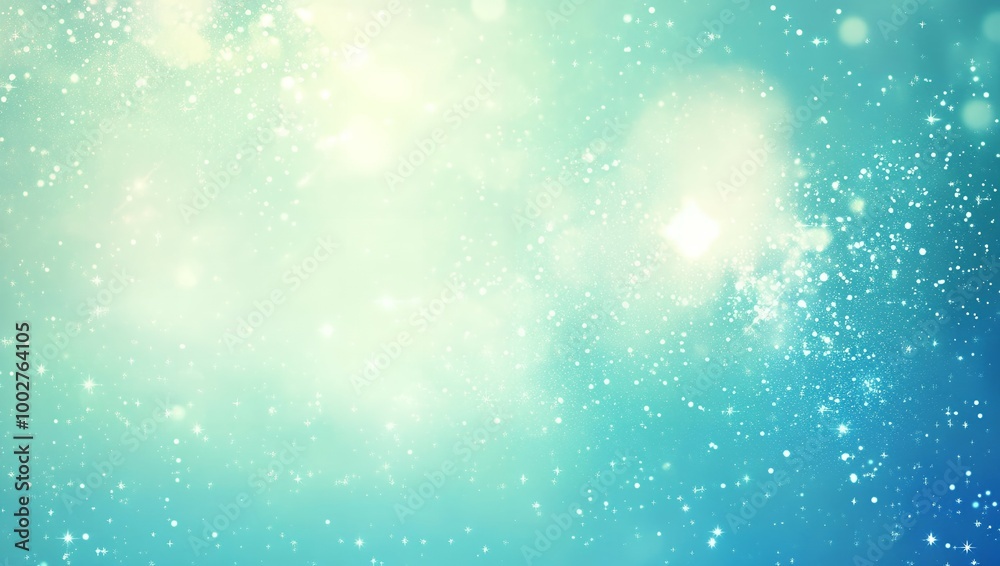 Abstract blue and white sparkle background