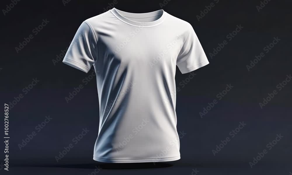 Blank White T-Shirt Mockup