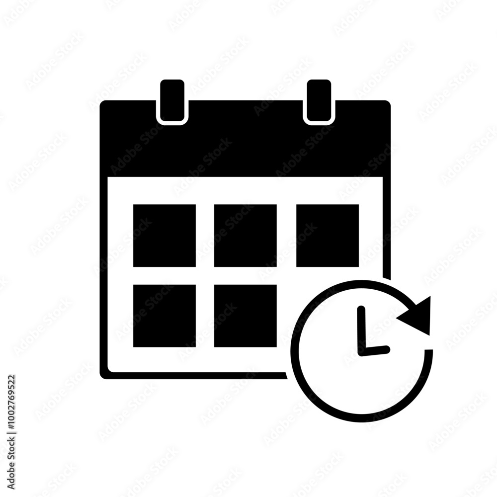 Calendar icon. time and date. Schedule icon. Calendar icon. time and date. Schedule icon.