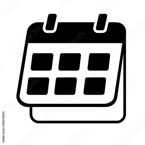 Calendar icon. time and date. Schedule icon.