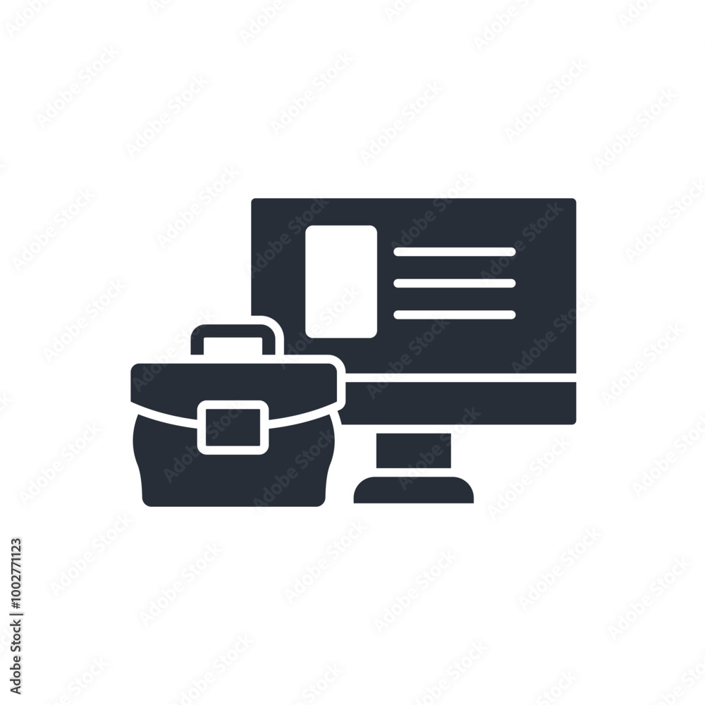 work online icon. vector.Editable stroke.linear style sign for use web design,logo.Symbol illustration. work online icon. vector.Editable stroke.linear style sign for use web design,logo.Symbol illustration.