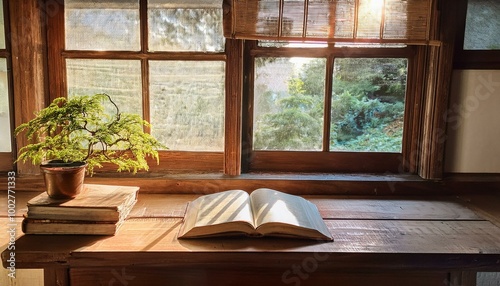table and flowers
