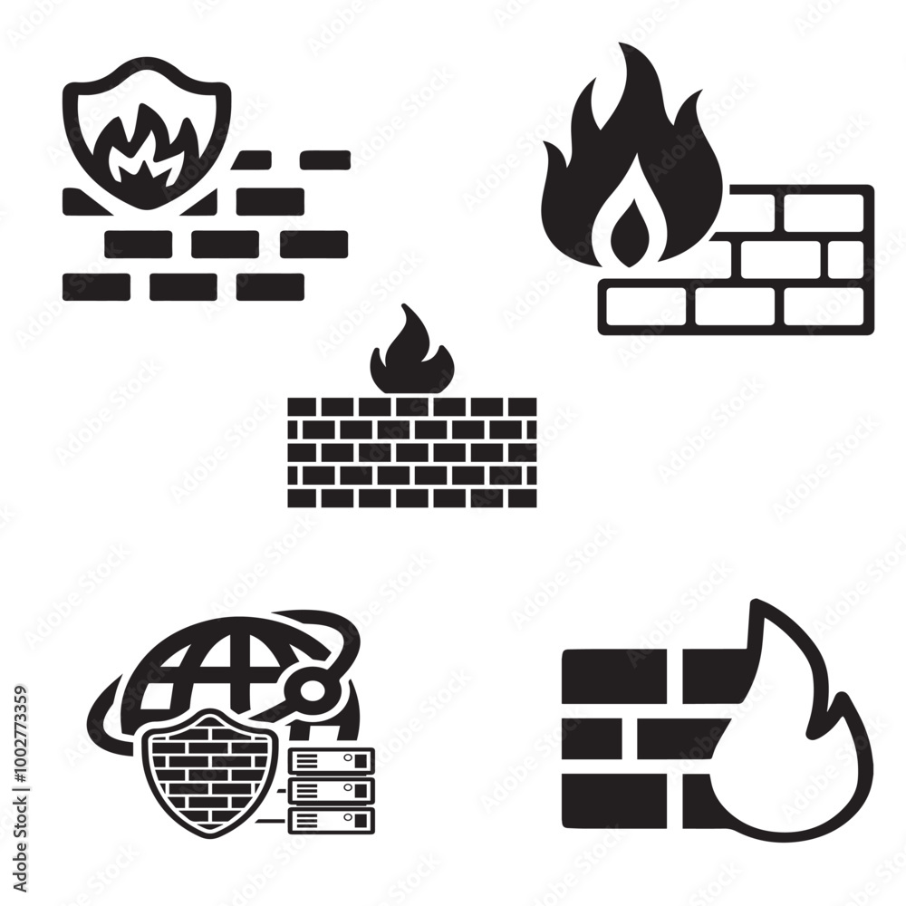 Fototapeta premium firewall vector design 