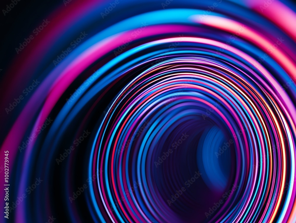 Vibrant neon tunnel with smooth gradients and a futuristic aesthetic, Abstract tunnel background, Neon gradient Vibrant neon tunnel with smooth gradients and a futuristic aesthetic, Abstract tunnel background, Neon gradient