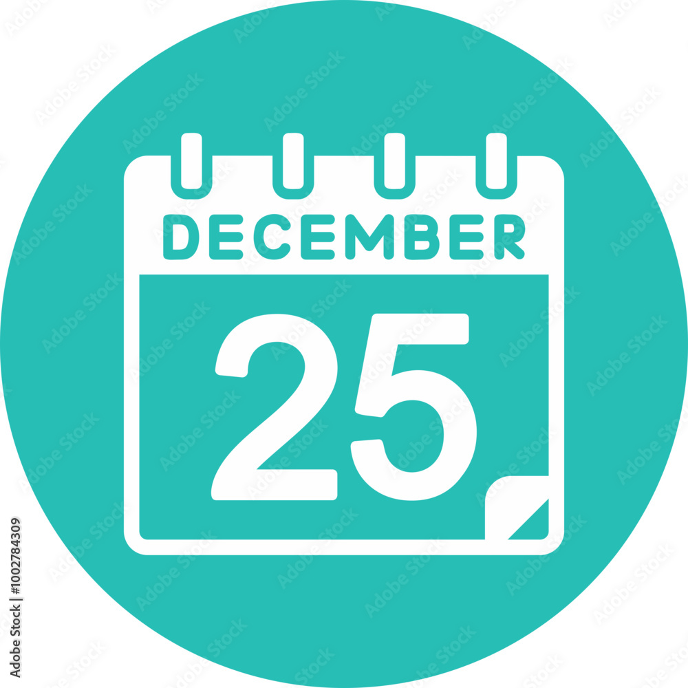 25 December Vector Icon Design 25 December Vector Icon Design