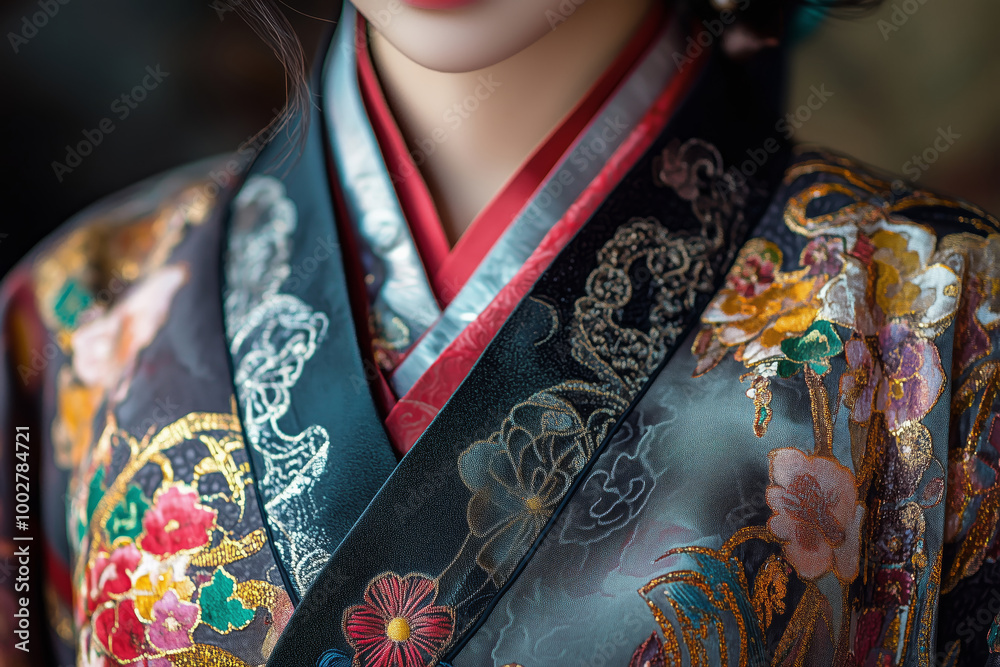 A vibrant exploration of traditional costumes blending cultural heritage with imaginative design elements in a creative showcase A vibrant exploration of traditional costumes blending cultural heritage with imaginative design elements in a creative showcase