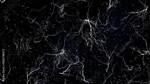 Storm pattern synthesis. Thunderous storm. Abstract art of nature.