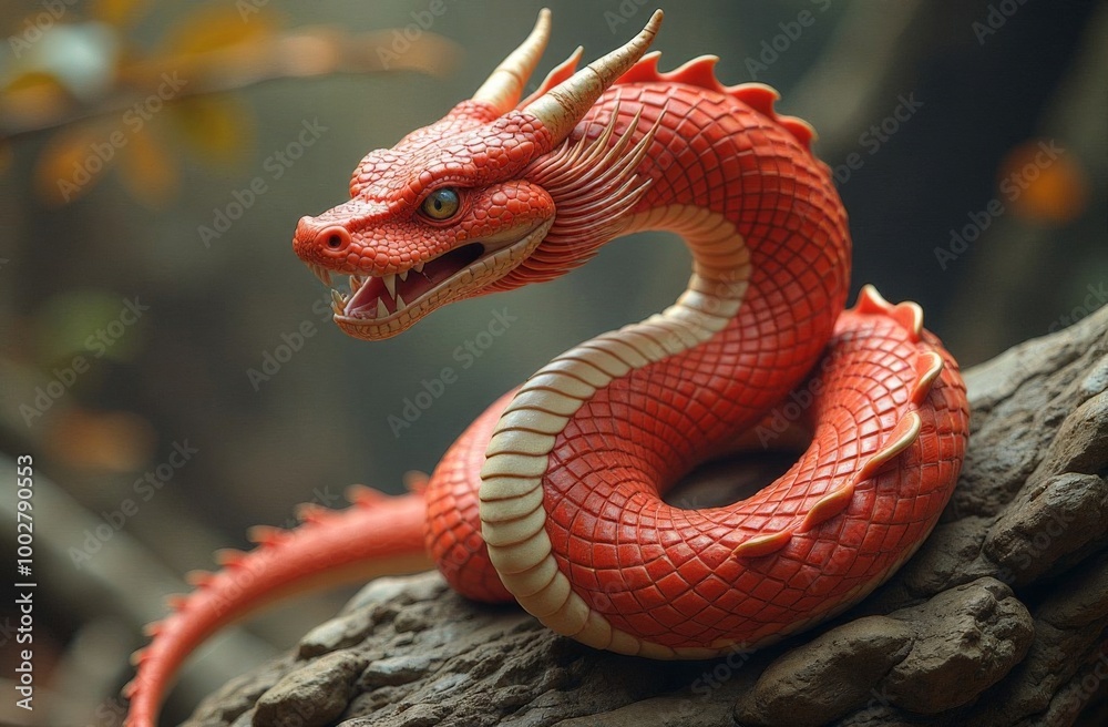 Fototapeta premium Feng shui year of the snake