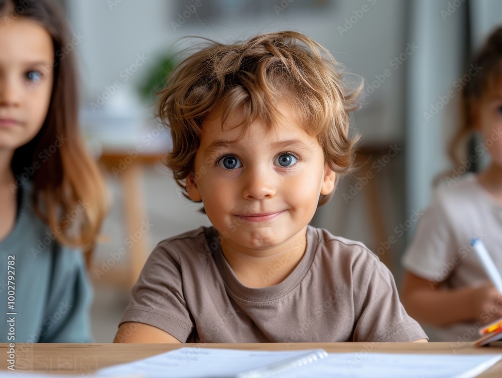 Parents Discussing School with Children at Home Parents Discussing School with Children at Home