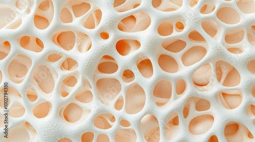 Abstract Texture of Honeycomb Structure in Light Tones