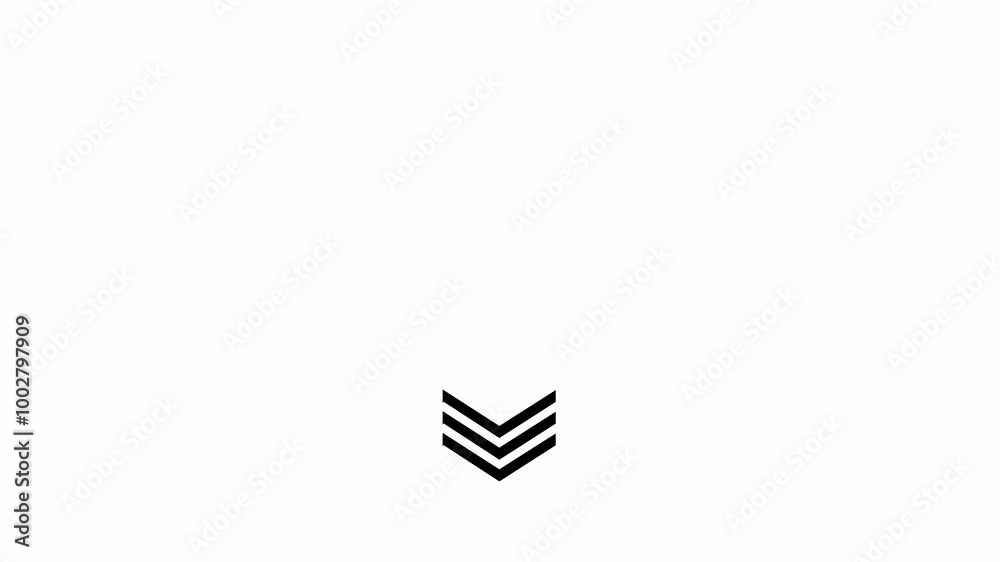 Arrow loop animation concept. Directional arrow sign icon animation. Arrow loop animation concept. Directional arrow sign icon animation.