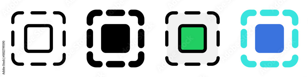 Editable vector scan select none icon. Part of a big icon set family. Perfect for web and app interfaces, presentations, infographics, etc Editable vector scan select none icon. Part of a big icon set family. Perfect for web and app interfaces, presentations, infographics, etc