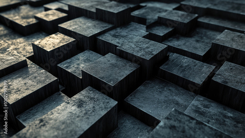 Simple business Background for Your Design Project with Light colors 3D Shapes and Lines