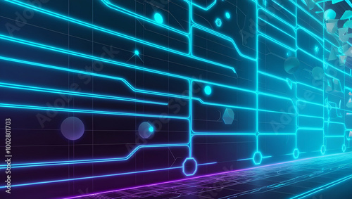 Abstract Tech Grid
