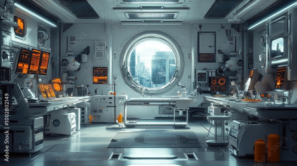 Futuristic Medical Lab Featuring Advanced Diagnostic Equipment for Modern Healthcare Solutions Futuristic Medical Lab Featuring Advanced Diagnostic Equipment for Modern Healthcare Solutions