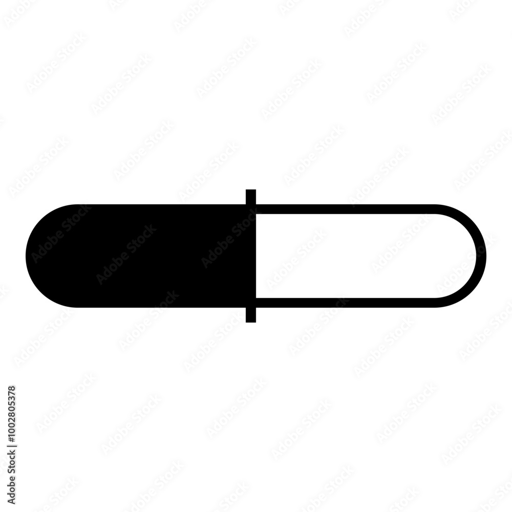 Loading Bar Icon. Simple Waiting Symbol Vector Illustration. Loading Bar Icon. Simple Waiting Symbol Vector Illustration.