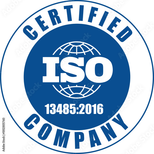 ISO Certified Company, Certificate ISO 13485-2016, Quality Management Certificate, Quality Management System Certified, ISO 13485-2016 Quality Management System