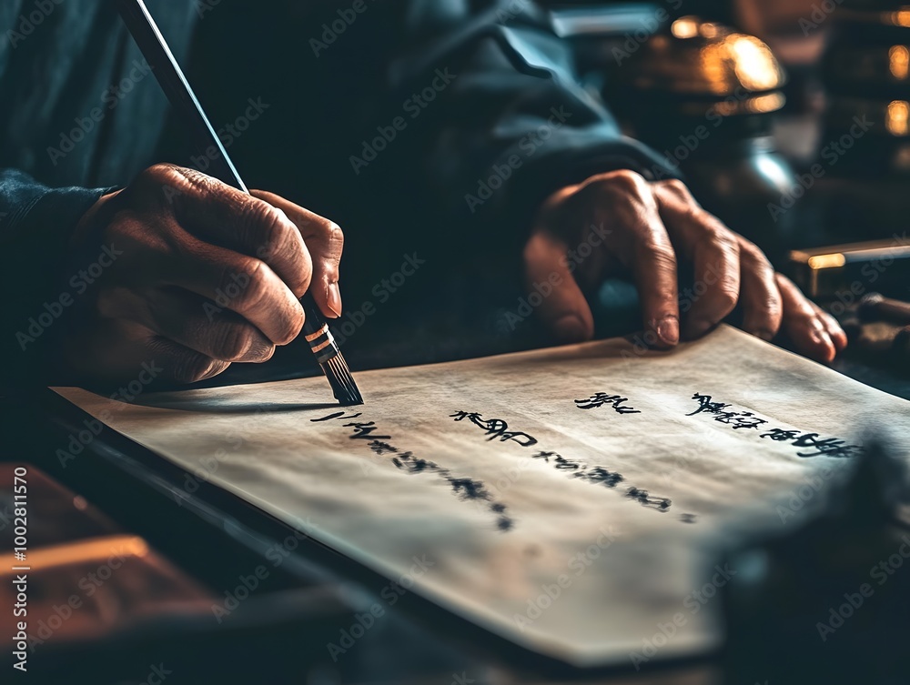 Obraz premium writing a letter