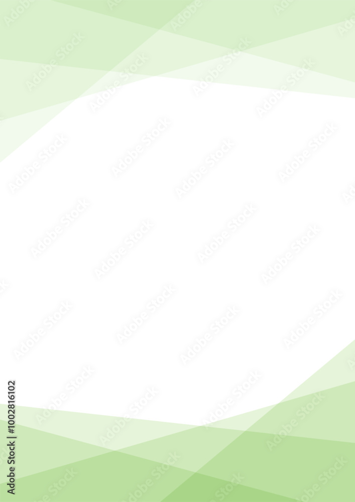 Obraz premium 緑色のシンプルな幾何学フレーム