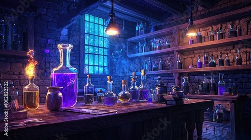 a potions brewing station photo