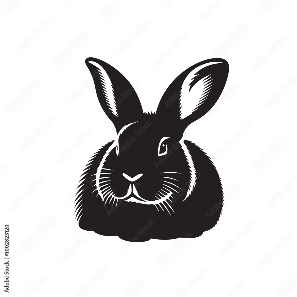 Obraz premium illustration of a rabbit,rabbit, bunny, easter, cartoon, animal, illustration, hare, vector, baby, cute, pink, art, pet, fun, spring, holiday, pets, animals, mammal, design, happy, ears, drawing, card
