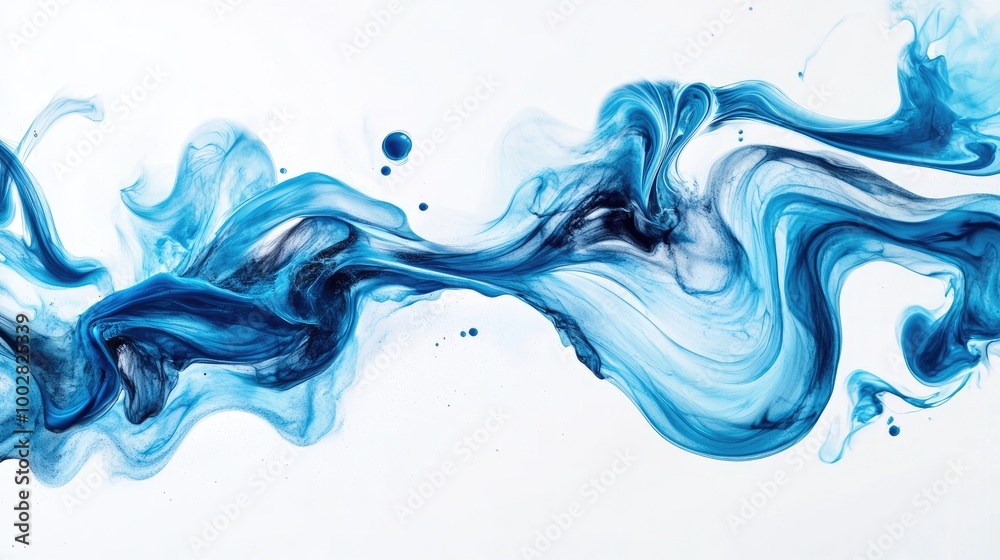 Beautiful swirling trails representing honesty create a captivating abstract pattern on a clean white background during a stunning artistic performance Beautiful swirling trails representing honesty create a captivating abstract pattern on a clean white background during a stunning artistic performance
