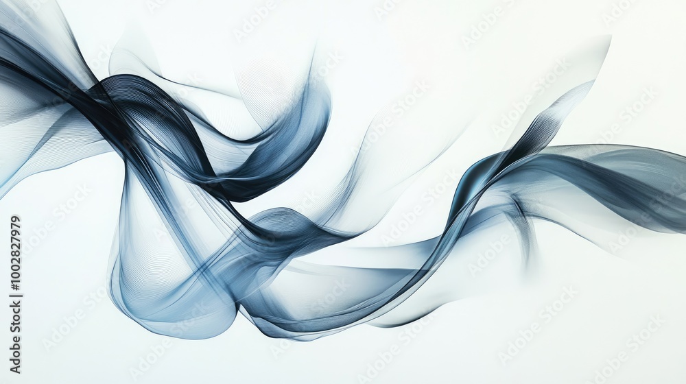 Swirling trails representing honesty form a mesmerizing abstract pattern on a clean white background, creating a stunning visual in an artistic display Swirling trails representing honesty form a mesmerizing abstract pattern on a clean white background, creating a stunning visual in an artistic display