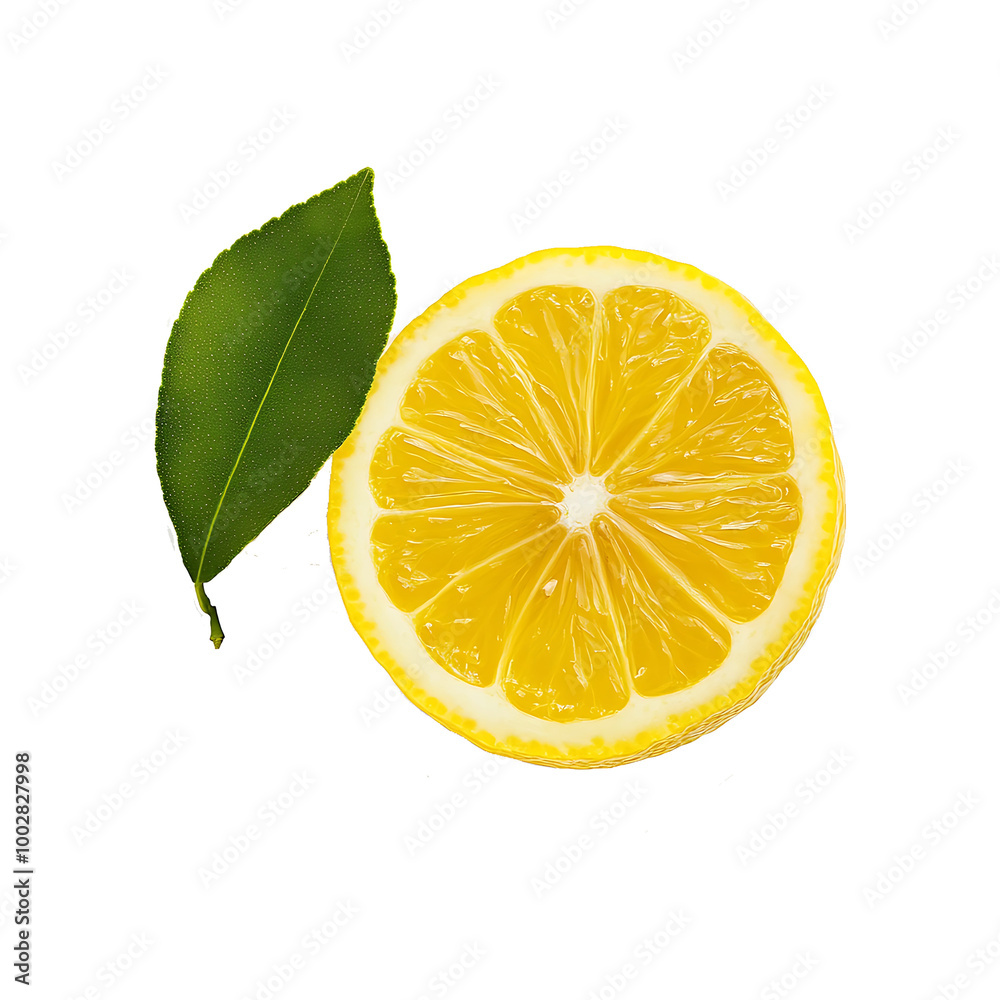 lemon slice isolated on white lemon slice isolated on white