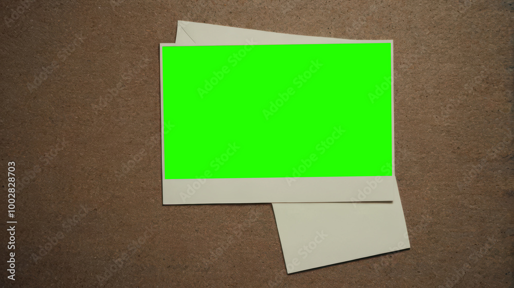Fototapeta premium Photo Frame, Postcard, Invitation, Envelope, Greeting, Celebration