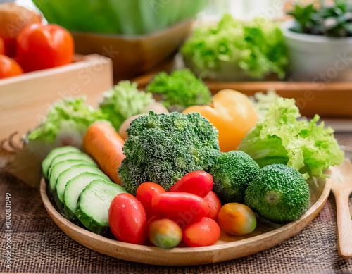 fresh vegetables on the table