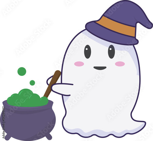  Cute Halloween ghosts refining poisons